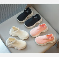 Zapatillas Casuales Para Niños Y Niñas Algodón Elástico Transpirables Zapatos Slip-on Para Otoño Moda Nueva Tallas 21-30 - details 2