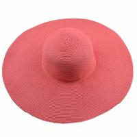 Gorro De Sol Para Mujer Con Gran Alas Plegable Verano Protección Solar Color Sólido Sombrero De Playa Casual Para Exteriores - details 2