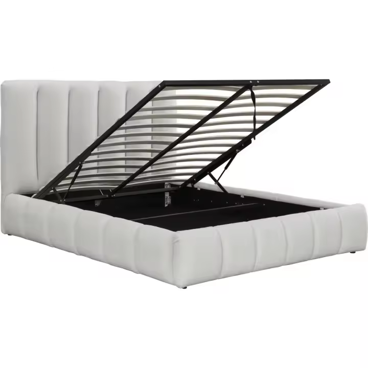 Cama nórdica con arcón "Annie" - 140 x 190 cm - Blanco - 1