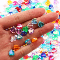 100pcs Bolas De Acrílico Corazón AB Color Transparentes 8mm Para Fabricación De Joyas Collares Pulseras Accesorios DIY - details 2