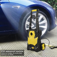 Hidrolimpiadora Eléctrica 1600W 110Bar Portátil - 6L/min con Rodillo Antideslizante para Coches, Terrazas y Jardines (Máquina Profesional de Alta Presión) - details 5