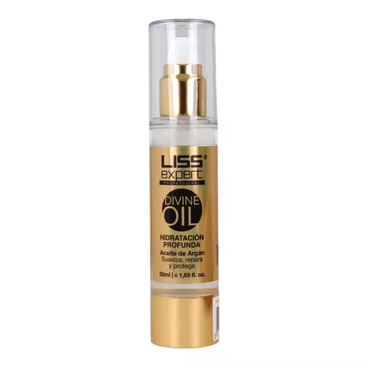 Liss expert divine hidratación profunda oil 50 ml, elixir de argán suaviza, repara y protege. - 1