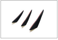 Set De 6 Piezas deSpoiler Universal Para Coche Canard Valence Chin Difusor Splitter Fin Decoración Para Bumper Frontal PVC - details 5