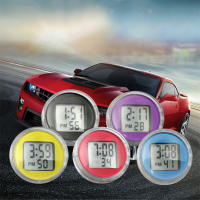 Reloj Digital Pequeño Y Resistente Al Agua Para Motocicleta Reloj De Pulsera Estilo Adhesivo Decorativo Para Coches Accesorios De Interiores - details 2