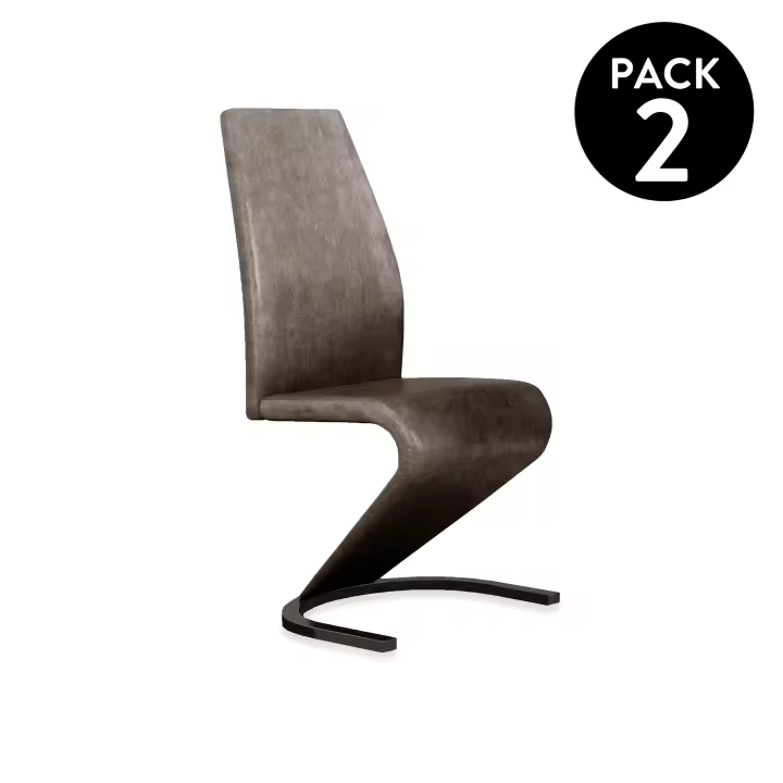 Duehome -Pack 2 sillas de comedor Rin - 1