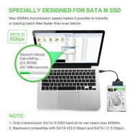 Cable SATA a USB 3.0 / 2.0 Hasta 6 Gbps Adaptador De 2.5 Pulgadas Para Disco Duro Externo SSD Externo Con Conector SATA 3 22 Pines - details 4