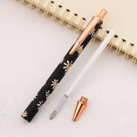 Lytwtw Bolígrafo De Punto De Escritura 1.0mm Metálico Negro Kawaii Para Escuela Y Oficina 5 Piezas Suministros De Papelería De Lujo - details 4