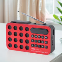 Juguete De Radiodifusión Digital Con Altavoz Bluetooth Compatible Recargable Batería Operada MP3 Player Con Altavoz Integrado - details 1