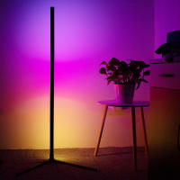 Lámpara De Rincón Bluetooth Inteligente APP 160cm LED RGB Dimmable Luz Ambiental Para Dormitorio Juego Navidad Decoración Alexa - details 7