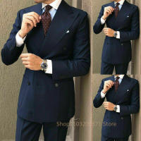 Conjunto De Traje Formal Para Hombre Con Botones Y Bolsillos Chaqueta De Negocios Estilo Turndown Collar Para Citas Y Bodas Traje Elegante De Cuatro Estaciones - details 7