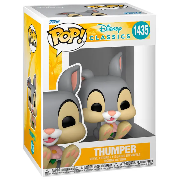 Figura Pop Disney Classic Bambi Thumper-Figura de Vinilo Coleccionable - Idea de Regalo- Mercancia Oficial - Juguetes para Niños y Adultos - Movies Fans - Muñeco para Coleccionistas y Exposición - 1