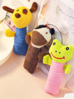 Juguete De Peluche Para Mascotas Pequeñas Forma De Animal Mordedor Resistente Para Perros Juguete De Sonido Para Desviar Energía Y Moler Dientes - details 1