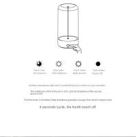 Luz Nocturna Portátil De Cuerda Cuántica Con Magnetismo Ambiental Carga Type-C Protección Para Los Ojos Para Dormitorio Estudio Camping Regalo De Navidad - details 1