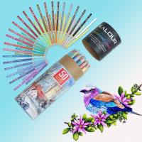 KALOUR Set De Lápices De Colores Profesionales 50/72/180/240/300 Pcs Lápices De Aceite Para Dibujos Y Pintura Artística Suministros Para Colorear - details 129