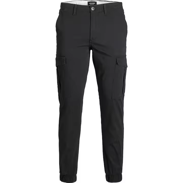 Jack & Jones Hombre Pantalón Cargo MARCO Slim Fit Algodón Elástico Bolsillos Laterales 12186889 L32 - 1