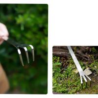Riega De Acero Inoxidable Para Bonsái Con Mango Ergonómico Herramienta Para Suavizar Tierra Y Raíces Para Jardín Y Uso Doméstico - details 0