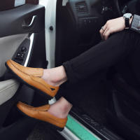 Zapatos Casuales Para Hombre De Cuero Negro Talla Grande 37-47 Loafers Moccasins De Marca Lujo Respirables Slip on 2024 - details 11
