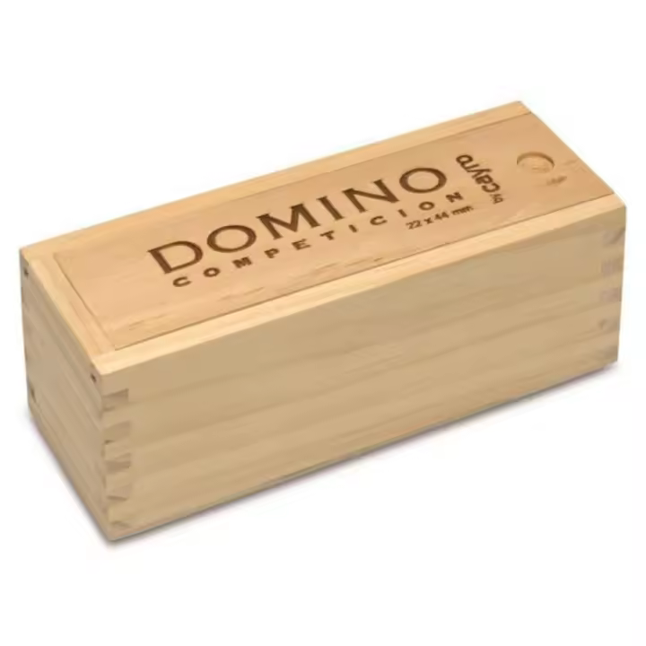 DOMINÓ COMPETICION CAJA MADERA CAYRO 250 JUEGOS DE MESA - 1