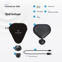 Therabody Theragun mini -  Pistola de Masaje Profesional,  Alivio Portátil del Dolor y Estrés en Cualquier Momento y Lugar, Diseño Compacto y Ligero con 3 Accesorios, Bluetooth y App Inteligente, Mejora Bienestar y Recuperación Muscular - details 3