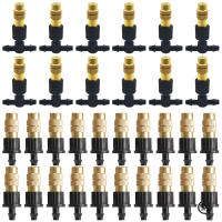 Sistema De Enfriamiento Por Misting PVC 10pcs 4/7 Para Jardín Riego Automático 1/4'' Atomizador Ajustable Micro Roscado - details 0