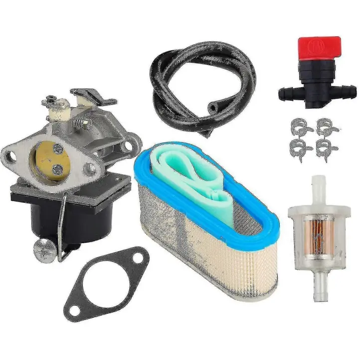 Carburetor Kit With Air Filter, Shut-off Valve, And Fuel Filter - Tecumseh Ohv125, Ohv130, Ohv135 - 1