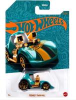 Hot Wheels  coche Tooned Twin Mill turquesa/cobre - perla y cromo 5/6 HDH54-HVX08 Mattel - details 0