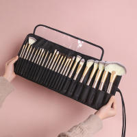 Estuche De Almacenamiento Para Cepillos De Maquillaje Con Diseño Plegable Portátil Y Impermeable Organizador De Viaje - details 1