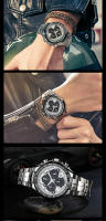 Reloj De Pulsera De Lujo Para Hombre WWOOR 2024 Marca Top Cronógrafo Dorado Grande Reloj De Pulsera De Acero Inoxidable Resistente Al Agua Y Al Choque Con Manos Luminosas Y Marcadores Arábigos - details 10