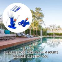 Limpiafondos Humber Swimming Pool, Pequeño Pool Aspiror, Desmontable Pool Limpieza Kit, Limpiador Bottom Pool Y Paredes Manual, Aspirador Agua Piscina Estanques para Jardin - details 1