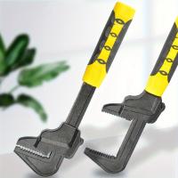 Llave De Mano Ajustable Multifuncional Para Reparación De Tubos Herramienta Manual De Acero Inoxidable Con Gran Abertura Para Plomería - details 3