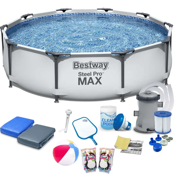 Piscina de jardín con estructura de 305 x 76 cm 17 en 1 Bestway 56406 - 1