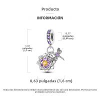 Colgantes De Libélula Exquisita De Plata 925 Sterling Con Zirconia Brillante Para Pulseras DIY Colorido Adecuado Para Fiestas Y Aniversarios - details 23