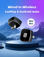 Adaptador De Coche Mini Tamaño 2 En 1 Wireless Carplay Y Android Auto Estilo Oculto Plug & Play Con Adaptador Tipo C - details 1