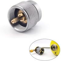 Adaptador De Tanque De Propano Para Estufa De Camping Estándar Americano Quemador De Gas Equipo De Camping Metálico Manual - details 1