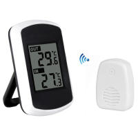 Termómetro Digital Inalámbrico Para Interior Y Exterior Medidor De Temperatura Y Clima Ambiental Tester De Precisión Alta - details 5