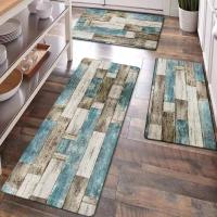 VIKAMA 2PC Alfombra De Cocina Moderna Y Sencilla Absorbente Y Antideslizante Para Pasillo Y Balcón Alfombra De Puerta De Baño Para El Hogar - details 8