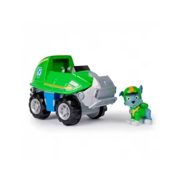 PAW PATROL JUNGLE VEHÍCULO ROCKY SPIN MASTER - 1