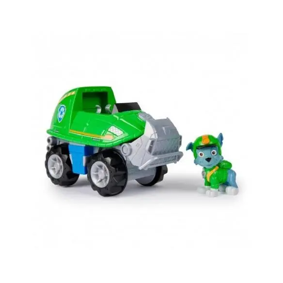 PAW PATROL JUNGLE VEHÍCULO ROCKY SPIN MASTER - 1
