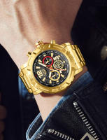 Reloj De Pulsera De Lujo Para Hombre LIGE Diseño De Acero Inoxidable Gran Reloj De Cuarzo Resistente Al Agua Con Calendario Automático Y Manecillas Luminosas - details 14