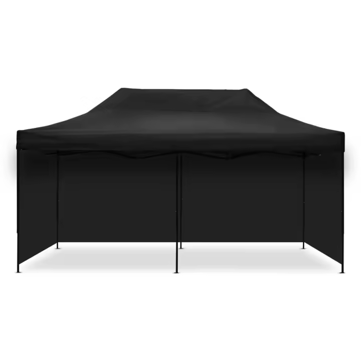 Carpa DESTELLO S.L. 3x6 Hierro Negra con Paredes - Fácil de Montar | Resistente Al Viento | Coleccionables - 1