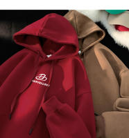 Sudadera De Cuello Alto Holgada Coreana Casual Deportiva Para Hombres Y Mujeres Sudadera De Colores Múltiples De Algodón Oversized - details 17