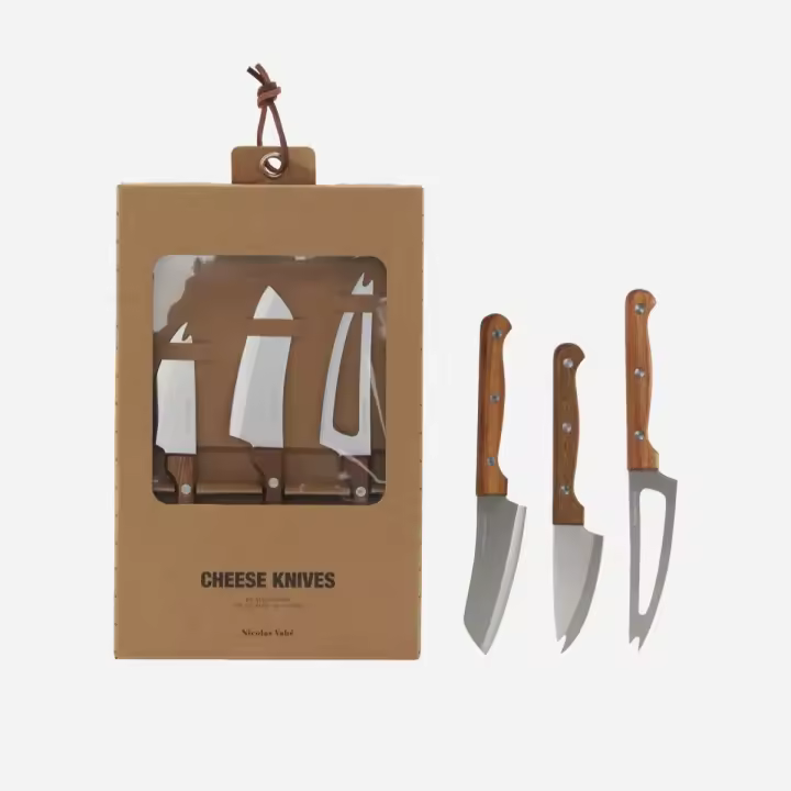 Juego de 3 cuchillos para queso Naturaleza Nicolas Vahé - 1