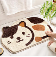 VIKAMA Alfombra De Baño Con Dibujos Animados Absorbente Y Antideslizante Para Toilette Y Puerta Del Baño Material De Poliéster Moderno Y Simple - details 17