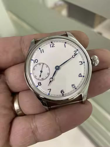Reloj Mecánico De Moda Simple Para Hombre 42mm Resistente Al Agua Acero Inoxidable Lujo Movimiento Tianjin ST3600 Con Corrección De Tiempo Manual - 1