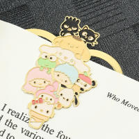 Marcador De Libro Anime Hello Kitty Lindo Y Coleccionable De Metal Suministros Escolares Accesorio Para Amantes De Los Libros - details 2