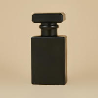 Botella De Perfume Reutilizable De 50ml Cuadrada En Colores Negro Y Blanco Empaque Cosmético Vacío Para Rellenar Con Perfume - details 9