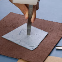 Herramienta De Trenzado De Cuero Original De Calidad Con Patrón De Encaje BV Herramienta De Cortador De Cuero De Estilo Tejido - details 3