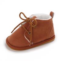 Botitas De Nieve Para Bebé Niño Y Niña Zapatos De Primera Caminata Invierno Algodón Cálido Antideslizante Suela Nuevo Nacido Zapatos Para Cuna - details 10