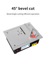 Mini Multifunctional Table Saw Electric Desktop Saws Small Household DIY Cutting Tool Woodworking Bench Lathe Cutter Machine - details 7