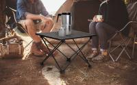 Mesa de camping plegable portáthil, Mesa de picnics de Aluminio Grande y compacta para Playa, Mesa de camping plegable y Ligera para Exterior que se puede plegar y enrollar, accesorios Esenciales para acampar en la Playa - details 0